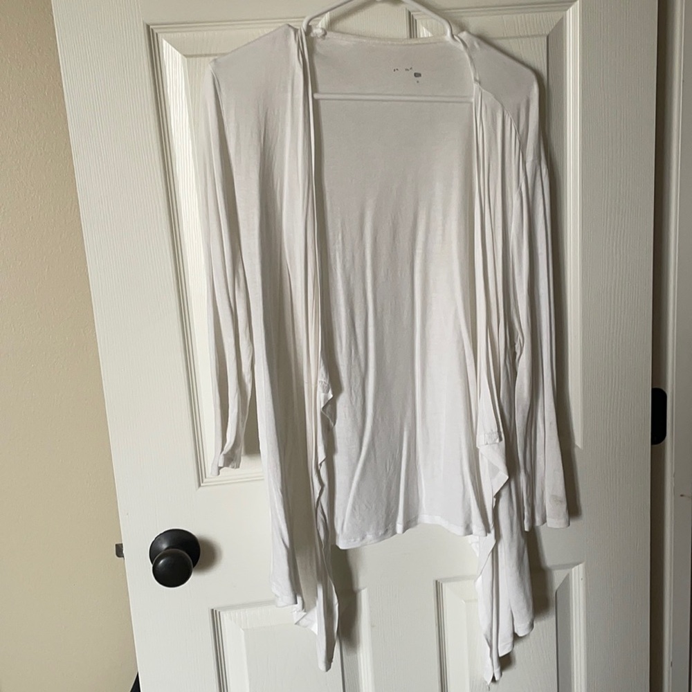 White flowy light weight cardigan
